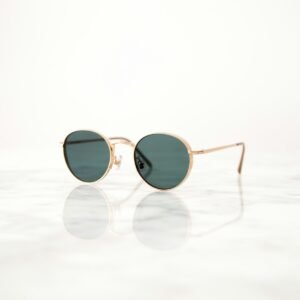 Aviator titanium gold